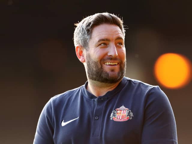 Sunderland head coach Lee Johnson