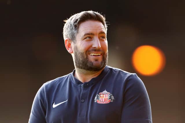 Sunderland head coach Lee Johnson
