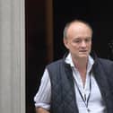 Senior aide Dominic Cummings leaves Downing Street following a cabinet meeting with Prime Minister Boris Johnson in September.