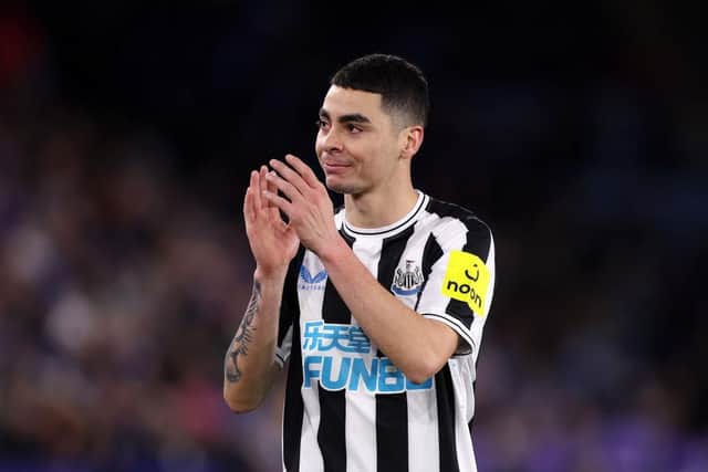 John Barnes believes Darwin Nunez can learn from Miguel Almiron's transformation at Newcastle United (Photo by Nathan Stirk/Getty Images)