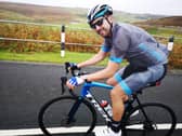 Ronnie Peet during the ride.
