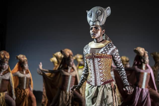 Nokwanda Khuzwayo as Nala in Disney's The Lion King UK & Ireland tour