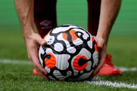 Premier League match ball. (Photo by George Wood/Getty Images)