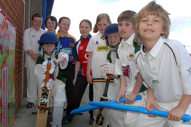 A reminder from 2008 and it shows pupils at St Bede's RC Primary School in South Shields enjoying a spell of cricket. Recognise anyone?