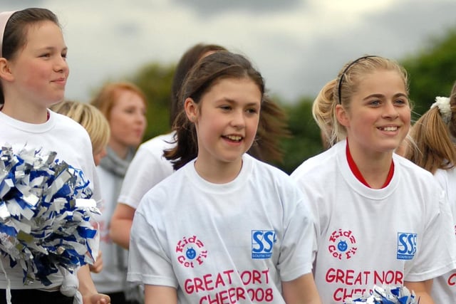 Happy faces in Bents Park. Recognise them?