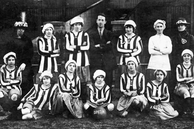 The emergence of wartime women’s football in the autumn of 1916. Photo: The National Football Museum.