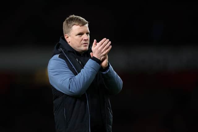 Newcastle United head coach Eddie Howe.