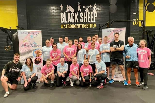 Members of Black Sheep Fitness Academy who took part in The Allan Stone Hour.