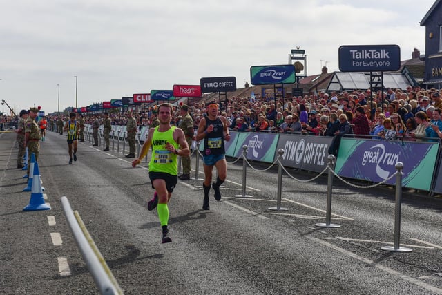Congratulations to the Great North Runners! There's always a huge show of support from the crowds in South Shields.