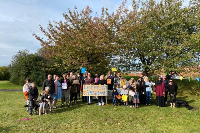 Emma Lewell-Buck MP with members of the South Tyneside Tree Action Group and members of the community