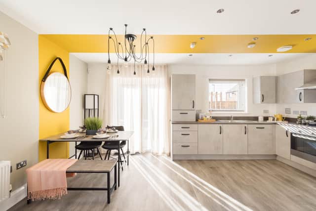 The kitchen diner of the Norwood homes