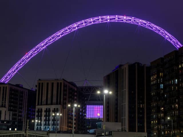 Wembley Stadium.