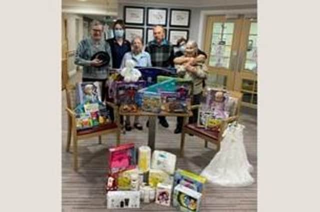 Needham Court Care Home's donations to Places for People Women's Refuge charity