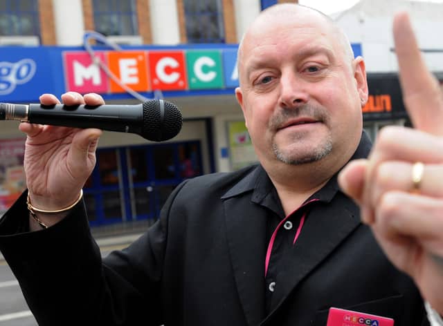 Blake outside the former Mecca Bingo Hall on Dean Road.