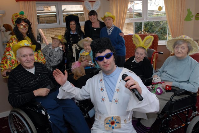 Residents of the Windsor nursing home in Hebburn were entertained by Elvis in 2010.