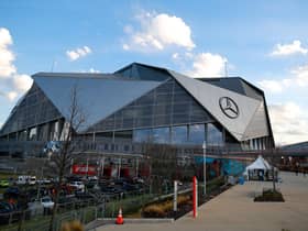 A general view of Mercedes-Benz Stadium where Newcastle United place Chelsea this summer. (Photo by Todd Kirkland/Getty Images)