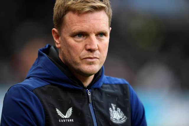 Newcastle United head coach Eddie Howe.