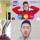 Just some of the familiar faces backing mental health campaign Here4U by Daniel Westwood (top right), Christopher Biggins (top left), Danny Posthil (botton left) and Mark Douglass from Channel Four's Five Guys A Week.