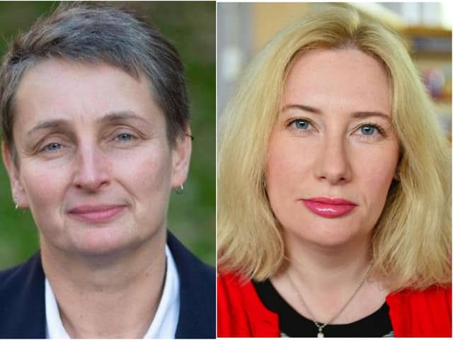 Jarrow MP Kate Osborne (left) and the MP for South Shields, Emma Lewell-Buck (right).