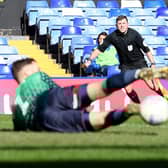 Marko Marosi is beaten but the goal is ruled out for offside