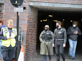 Filming of Vera took place in Sunderland's Civic Centre car park back in May.