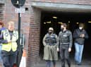 Filming of Vera took place in Sunderland's Civic Centre car park back in May.