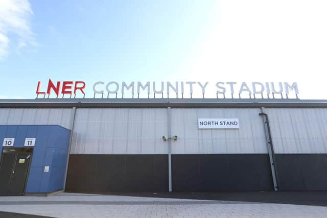 The LNER Community Stadium in York.