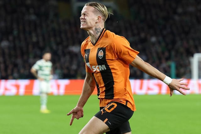 Arsenal have been made favourites to sign Mudryk, but Newcastle have been credited with great interest in the Ukrainian. His form for Shakhtar Donetsk this season, particularly in the Champions League, has been outstanding and he is viewed as one of Europe’s next top stars.