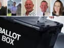 (l-r) David Wilkinson, Chris Smith, John Robertson, Jay Potts and Kelly Hill
