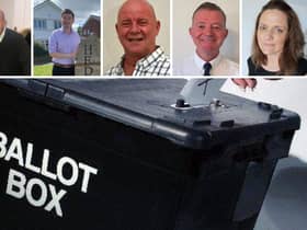 (l-r) David Wilkinson, Chris Smith, John Robertson, Jay Potts and Kelly Hill