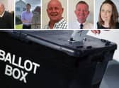 (l-r) David Wilkinson, Chris Smith, John Robertson, Jay Potts and Kelly Hill