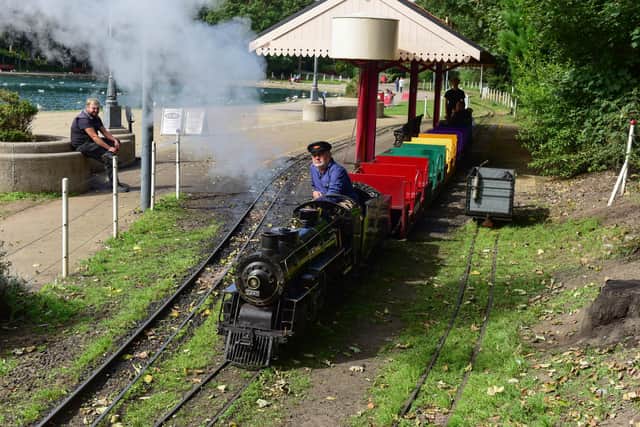 A first class service from miniature steam train driver Keith Nye.