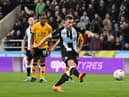 Chris Wood netted Newcastle United's winner against Wolves in April (Photo by Stu Forster/Getty Images)