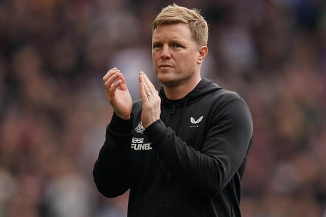 Newcastle United head coach Eddie Howe.