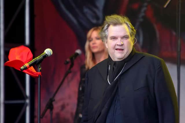 American rock star and Hartlepool United fan Meat Loaf.