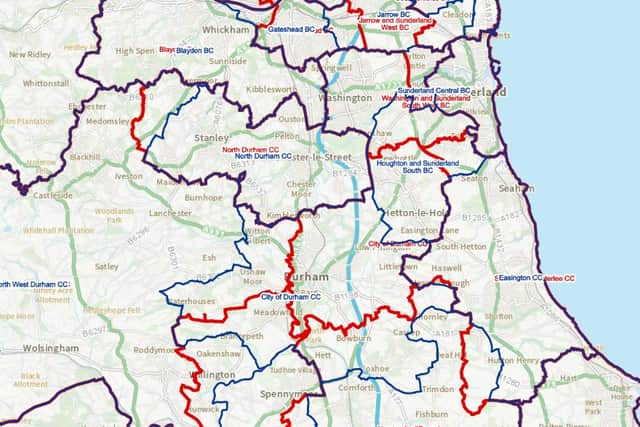 The Boundary Commission for England (BCE) site shows where the existing boundaries are and where the proposed new constituencies could be.