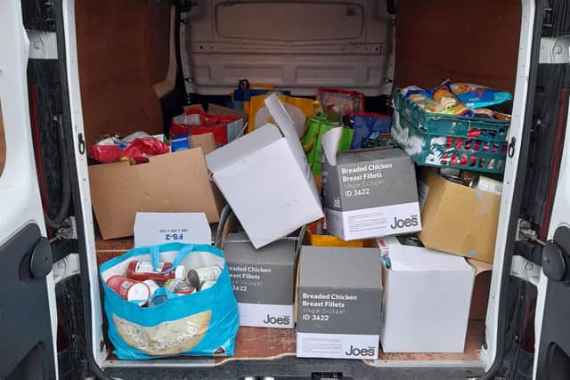 Mortimer College Christmas 2020 Donations (Van) Source: Mortimer College, South Shields