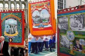 The three colliery banners are due to be paraded at the first Big Meeting since 2019