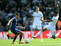 Leeds United's Junior Firpo gets a booking