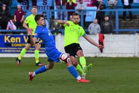 South Shields' Blair Adams. Pics by Kev Wilson.