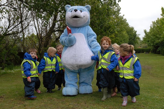 A cuddly friend to help the children with their challenge. Who can tell us more?