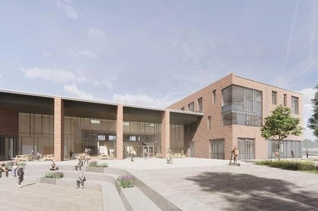 How the new school being worked on by Hebburn firm Castle will look.