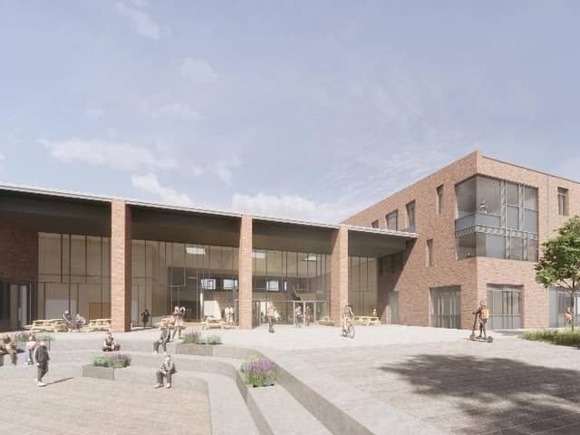 How the new school being worked on by Hebburn firm Castle will look.