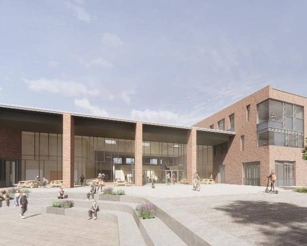 How the new school being worked on by Hebburn firm Castle will look.