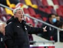 Steve Bruce on the touchline at Brentford.