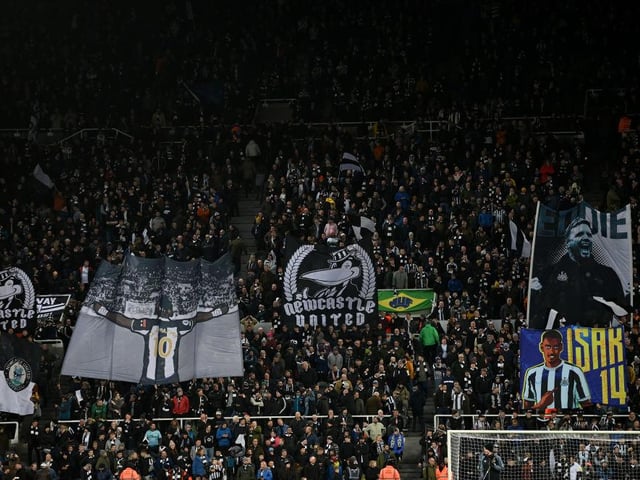 Average league attendance at St James’s Park this season = 52,194
