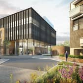 Artist's impression of the new Eye Hospital to be built at Riverside Sunderland.