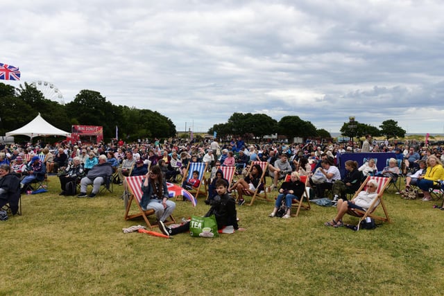 Proms in the Park in South Shields on Sunday.
