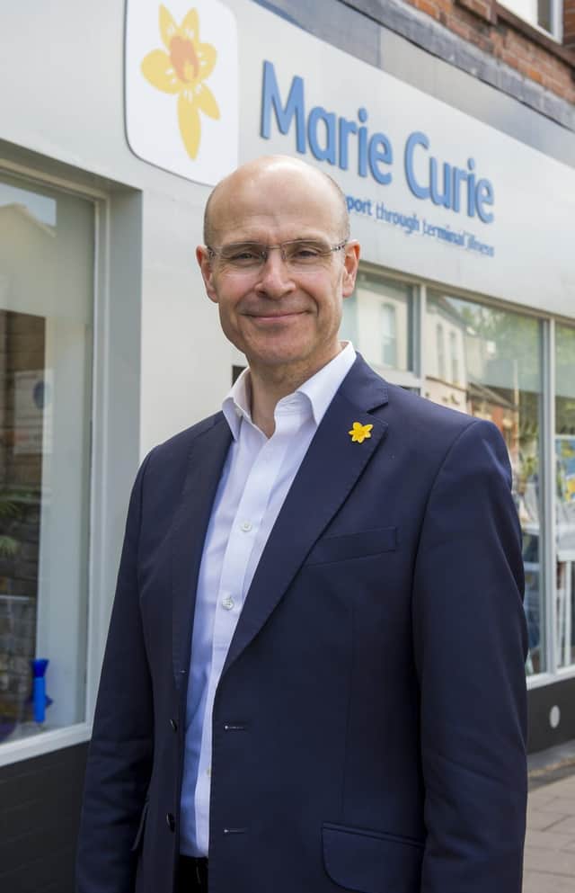 Matthew Reed, chief executive of Marie Curie.