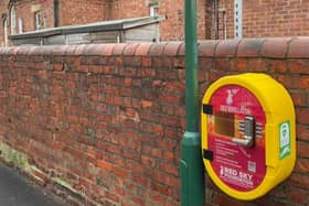 One of Red Sky Foundation's defibrillators